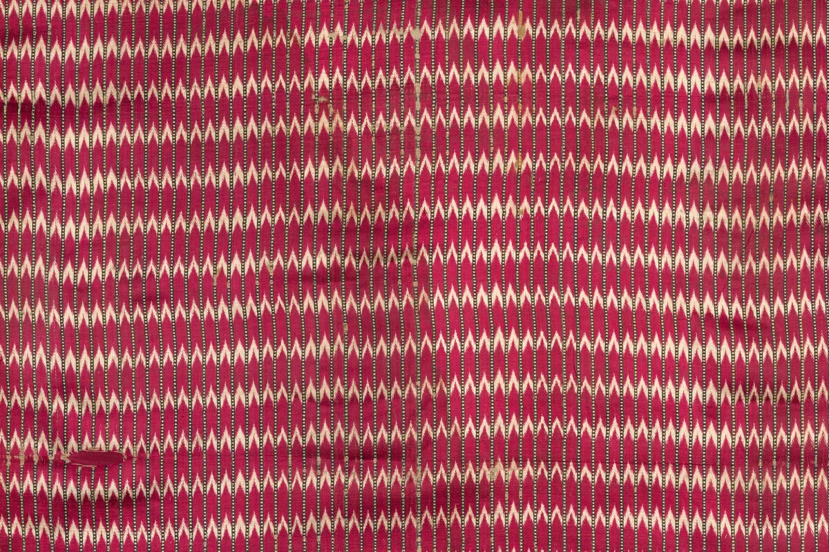 Mashru, silk-faced cotton-backed cloth, Surat, 19th century